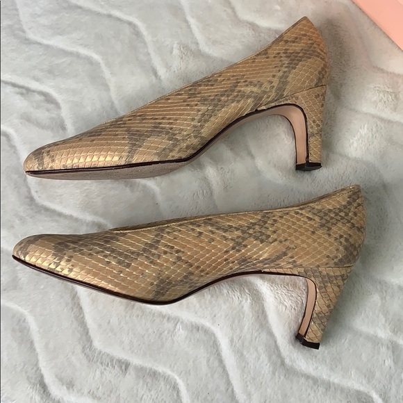 D’ Rossana Snakeskin Print Heels - Picture 6 of 8